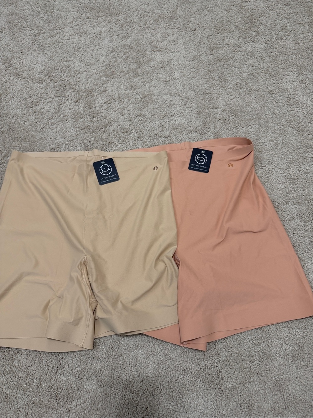 Evelyn and Bobbie slip short pack of 2 - 1 Sand and 1 Himalayan Salt